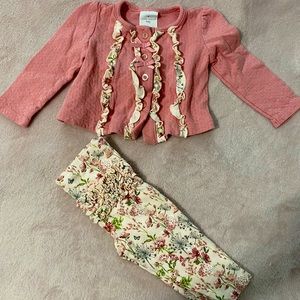 NWOT Baby Girl Floral Outfit